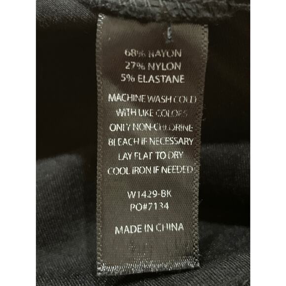 BETABRAND Black Dress Pants Straight Leg Size M - Picture 6 of 6